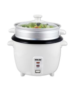 Better Chef 5-Cup Rice Cooker w/ Food Steamer